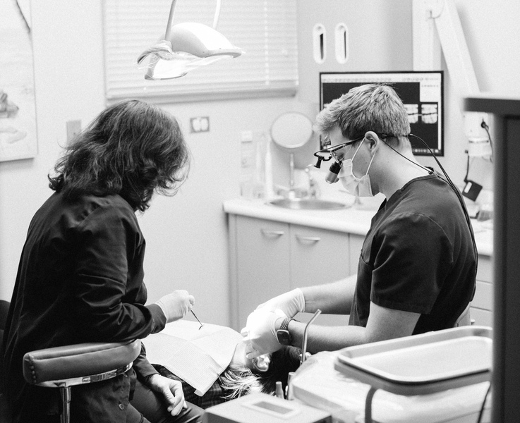 restorative (2) (1) Dr. H with Nancy performing restorative dentistry on a patient